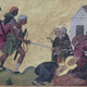 Pantoleon, Martyrdom of the 39 Fathers of Raithu in the Sinai by the Blemmyes, 976-1025. Biblioteca Apostolica, Vatican.